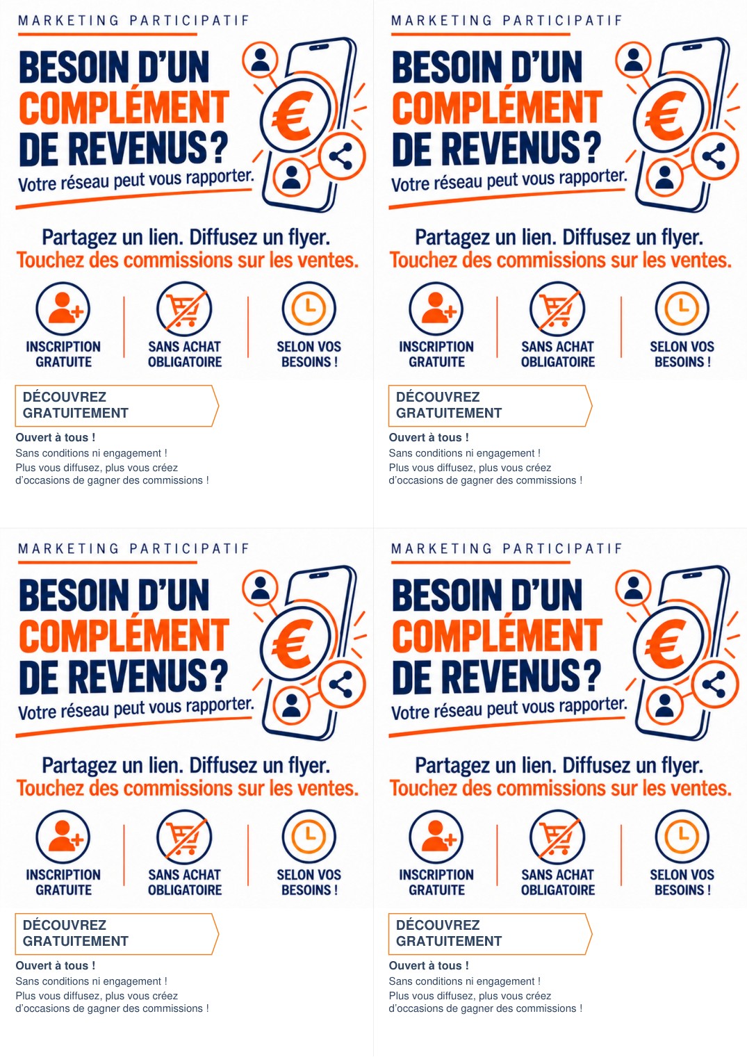 Flyer A6 · Réseau